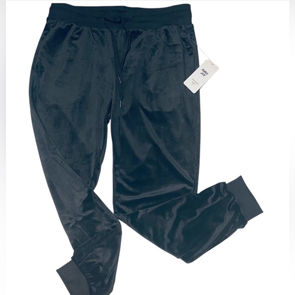 EURO JOY SPORTS EVERY DAY FLEECE HOODIE JOGGERS SET WOMEN BLACK COLOR SIZE LARGE - Picture 9 of 13